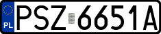 License plates of Poland, Regular car plates