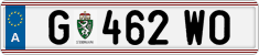 License plate of Austria, Regular plates