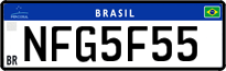 License plate of Brazil, Private owners (Mercosul)
