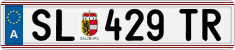 License plate of Austria, Regular plates