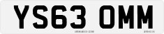 License plate of the United Kingdom, 2001 year system