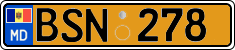 License plate of Moldova, Public transport (2015)