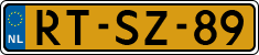 License plate of the Netherlands, Cars