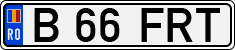 License plate of Romania, Regular plates