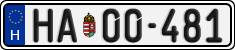 license plates of Hungary, Specialty plates (2022)