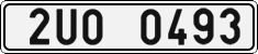 License plate of the Czech Republic, Cars (2001)