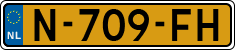 License plate of the Netherlands, Cars
