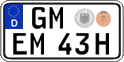 German license plate, Plates for oldtimers (type 
