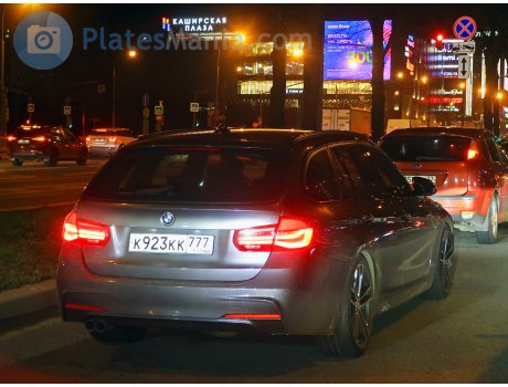 к923кк777, BMW 3 Series