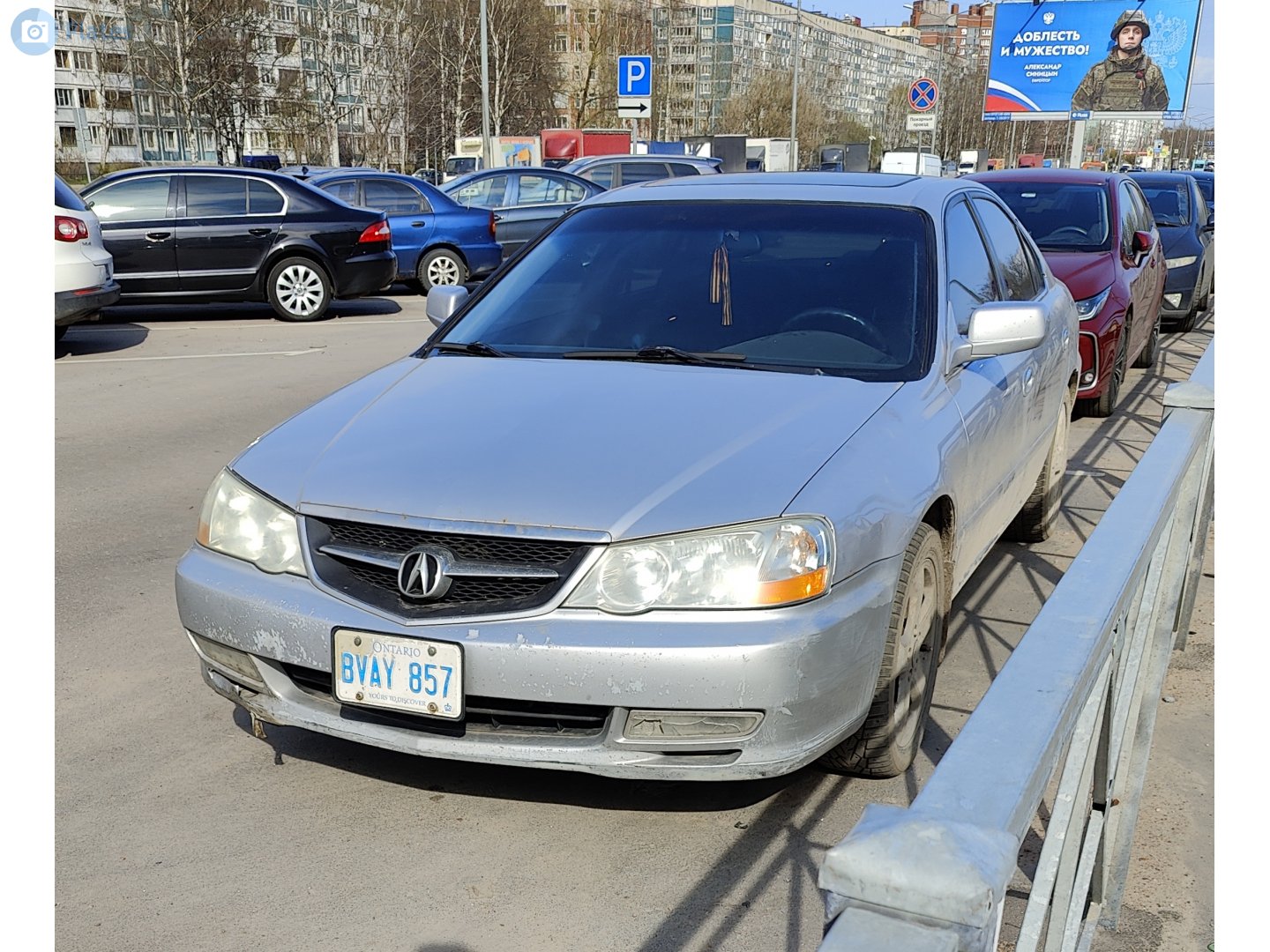 BVAY-857, Acura TL 2nd gen (UA4/UA5), facelift, 2001–2003