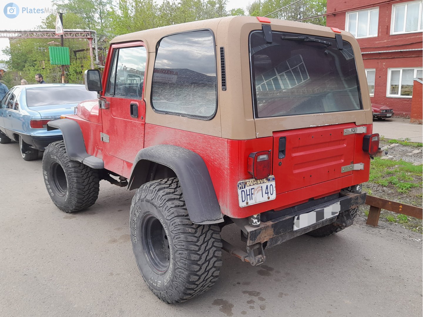 DHF 140, License plate without vehicle 