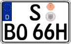 German license plate, Plates for oldtimers (type 
