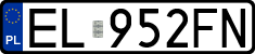 License plates of Poland, Regular car plates