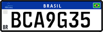 License plate of Brazil, Private owners (Mercosul)