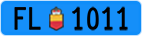 License plate of Liechtenstein, Work and fire vehicles (blue)