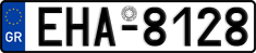 License plate of Greece, Cars