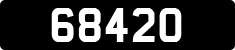 License plate of Guernsey, Regular plates