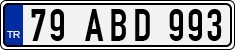 License plate of Turkey, Regular plates