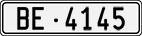 License plate of Switzerland, Cars