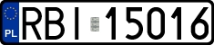 License plates of Poland, Regular car plates