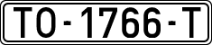License plates of Spain, 1971 year series