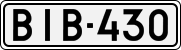 License plate of Finland, Cars