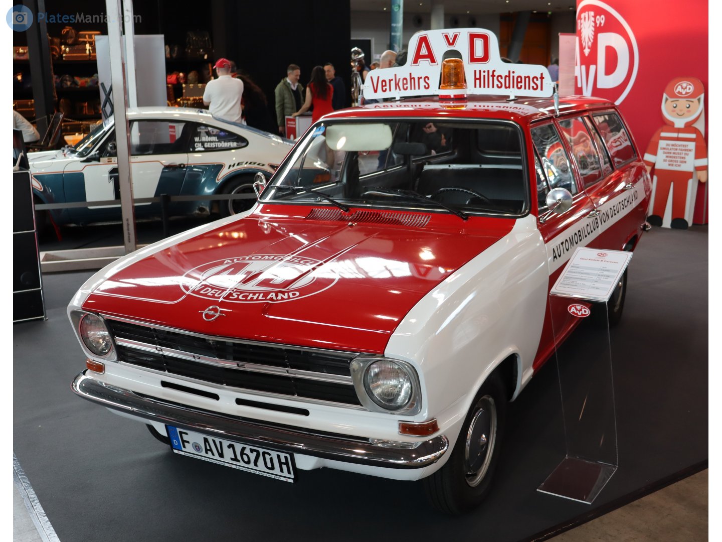 F AV 1670 H, Opel Kadett 2nd gen 5-door Caravan (B), 1967–1970