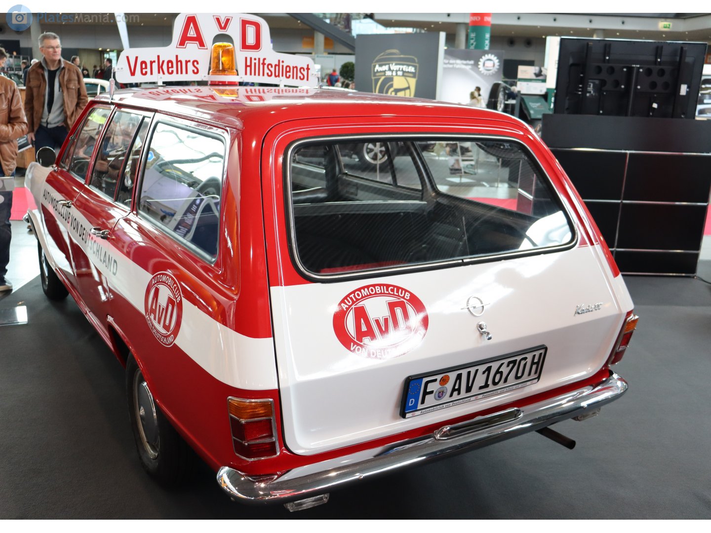 F AV 1670 H, Opel Kadett 2nd gen 5-door Caravan (B), 1967–1970