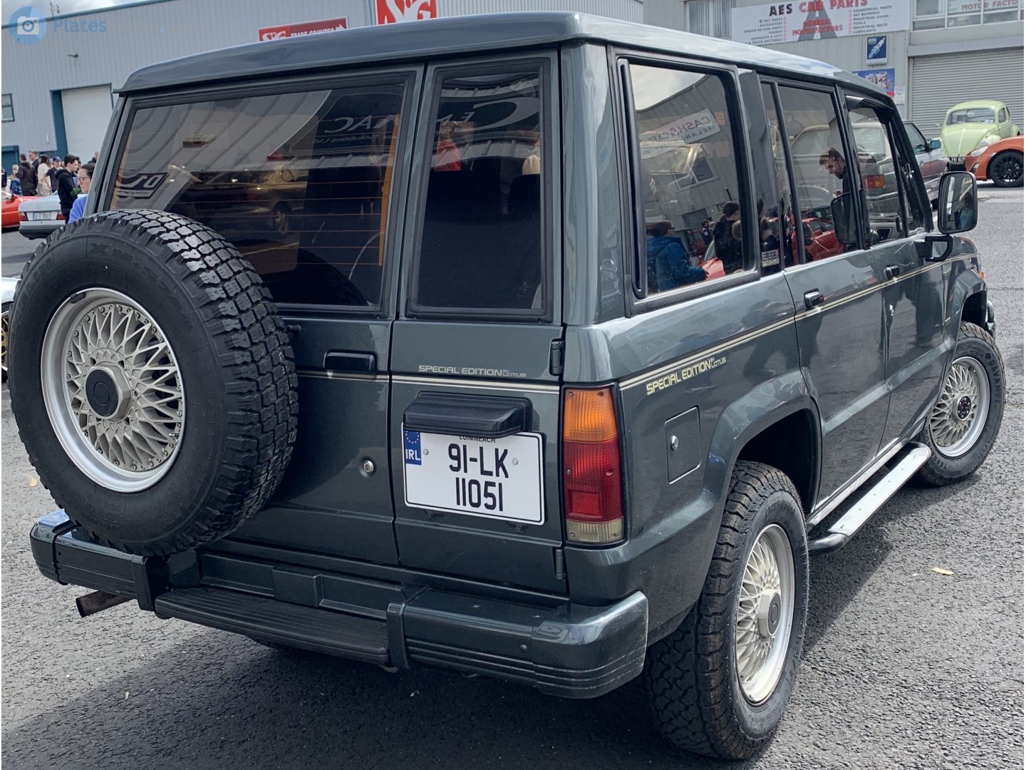91-LK-11051, Isuzu Bighorn 1st gen Wagon SUV, facelift, 1987–1991