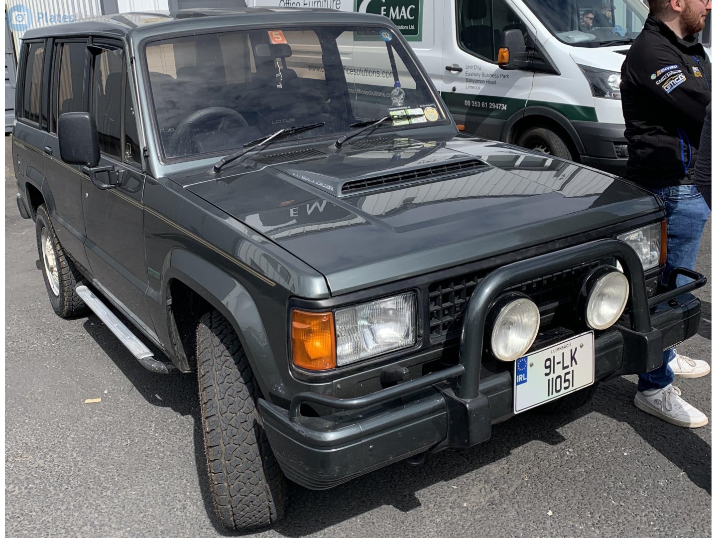91-LK-11051, Isuzu Bighorn 1st gen Wagon SUV, facelift, 1987–1991