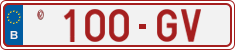 License plate of Belgium, Vanity Plates (2014)