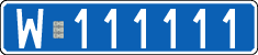 License plates of Poland, Diplomatic