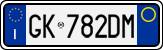 License plate of Italy, Cars (1994 year series)