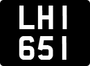 License plate of the United Kingdom, 1932 year system