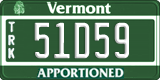 Vermont, Apportioned (12A34)