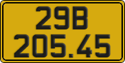 License plate of Vietnam, Commercial vehicles