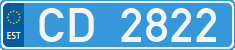 License plate of Estonia, Diplomatic
