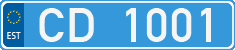 License plate of Estonia, Diplomatic
