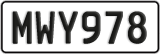License plate of New Zealand, ABC1(23)
