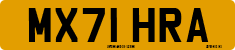 License plate of the United Kingdom, 2001 year system