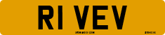 License plate of the United Kingdom, 1983 year system