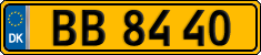 License plate of Denmark, Commercial vehicles