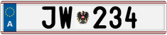 License plate of Austria, Official services and consulates