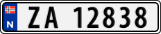 License plate of Norway, Cars