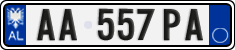 License plate of Albania, Cars (2011)