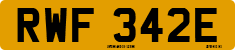 License plate of the United Kingdom, 1963 year system