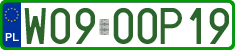 License plates of Poland, Professional plates