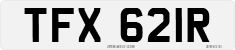 License plate of the United Kingdom, 1963 year system