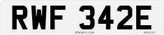 License plate of the United Kingdom, 1963 year system