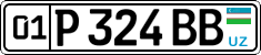 License plate of Uzbekistan, Private owners